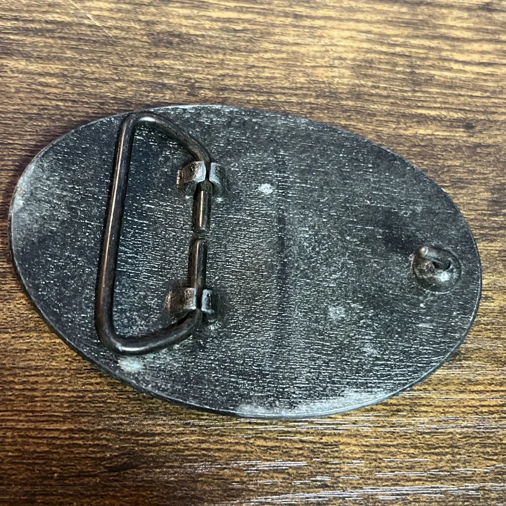 Vintage Patriotic Liberty Bell Independence 1976 Bicentennial USA Belt Buckle